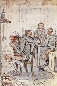 Illustration für Oliver Twist von F. M. B. Blaikie
