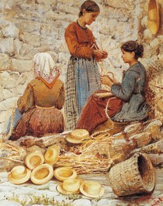 Toskanische Strohflechterinnen (Trecciaiole)