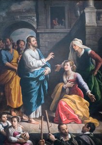Christus zu Gast im Haus von Martha und Maria