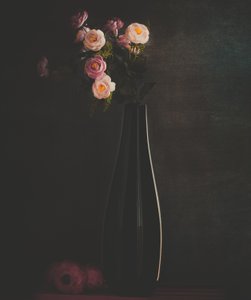 Stimmungsvolle Blumen Stillleben
