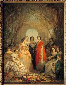 Die Damen der Comédie-Française in ihren Rollen