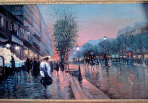 Ansicht der Grands Boulevards in Paris von Fausto Giusto