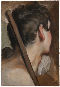 Kopf eines Hirten, Studie für „Die Beschneidung“ von Federico Barocci