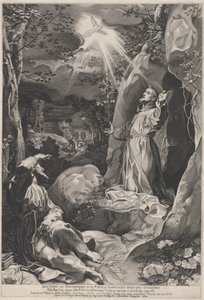 Der heilige Franziskus empfängt die Stigmata von Federico Barocci