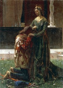 Die Liebe des Dichters, Sordello und Cunizza von Federico Faruffini