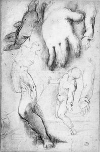 Studie für die Figur des Heiligen Franziskus von Federico Fiori Barocci or Baroccio