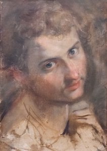 Studie für den Kopf des heiligen Judas von Federico Fiori Barocci or Baroccio