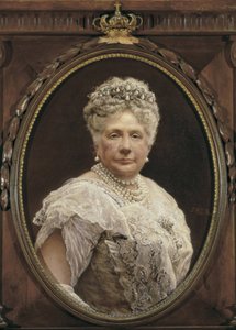 Porträt von Isabella von Bourbon, Infantin von Spanien, Tochter von Isabella II. und Schwester von Alfonso XII. von Federico Godoy y Castro