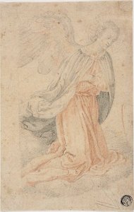 Kniender Engel von Federico Zuccaro