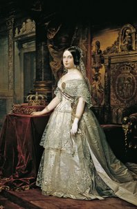 Isabel II von Spanien von Federico de Madrazo y Kuntz