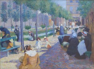 Ansicht des Antwerpener Platzes in Paris von Federigo Zandomeneghi