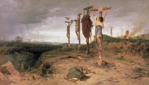 Das verdammte Feld, Hinrichtungsstätte im Römischen Reich von Fedor Andreevich Bronnikov