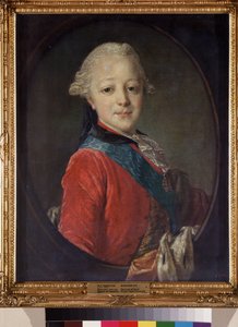Porträt des Großfürsten Pavel Petrovich als Kind