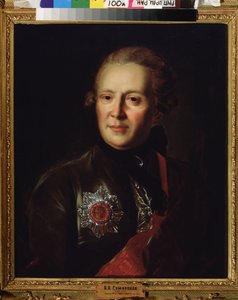Porträt des Dichters Alexander Sumarokov