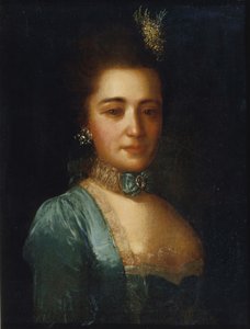 Porträt von Prinzessin Praskovya Ivanovna Golitsyna von Fedor Stepanovich Rokotov