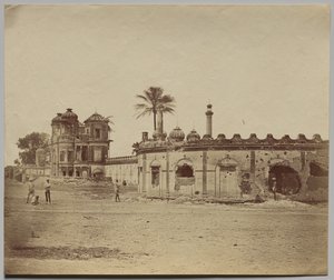 Das Secundra Bagh, zeigt die Bresche und das Tor