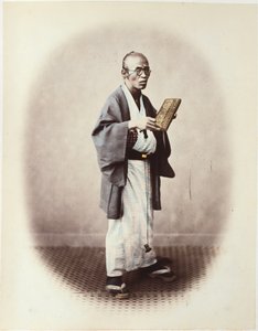 Ein Schreiber, ca. 1868 von Felice Beato