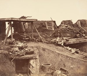 Nach der Eroberung der Taku-Forts, 1860 von Felice Beato