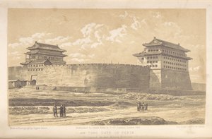 Anting-Tor von Peking, besetzt von den alliierten Streitkräften