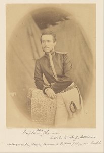 Kapitän F.E.A. Chamier, A.D.C. bei Sir J. Outram, später stellvertretender Kommissar und Bezirksrichter in Oudh von Felice Beato