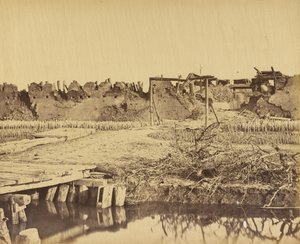 Außenansicht des Nordforts mit englischem Eingang, 21. August 1860