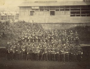 Gruppenporträt des Royal Marine Battalion