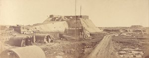 Innenansicht des Winkels des Taku Nordforts