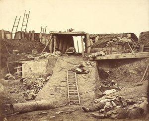 Innenraum des Nordforts, das im Sturm erobert wurde von Felice Beato