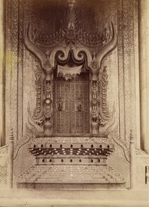 Thronsaal von König Thibaw Min - Mandalay