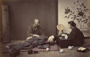 Art des Shampoonierens von Felice Beato
