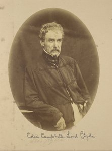 Porträt von Sir Colin Campbell Lord Clyde, Oberbefehlshaber in Indien von Felice Beato