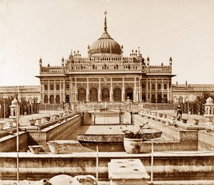 Das Husainabad Emambara und das Grab von Mahomed Ali Khan, Lucknow von Felice Beato