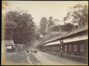 Der Palast der Satsuma in Edo von Felice Beato