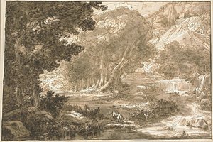 Angelica ruht unter einem Baum, aus Orlando Furioso von Felice Giani