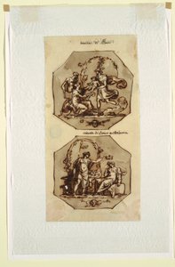 Geburt des Bacchus; Bankett von Bacchus und Ariadne