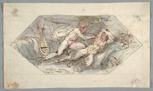 Apollo häutet Marsyas, 1796–1798
