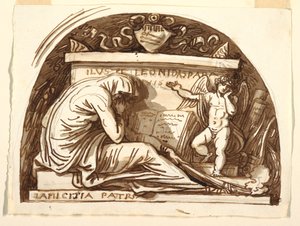Grabdenkmal für Leonida Spada, 1815 von Felice Giani