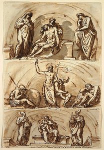 Studien nach Lunetten, 1814