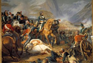 Die Schlacht von Rivoli am 14. Januar von Felix (after) Philippoteaux