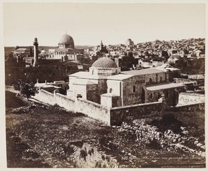 Eglise St. Anne, Bue Generale De Jerusalem #255 von Félix Bonfils