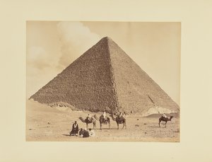 Große Pyramide von Cheops von Félix Bonfils