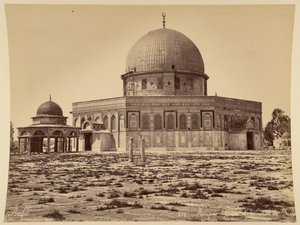 Moschee von Omar und Gerichtshof Davids von Félix Bonfils