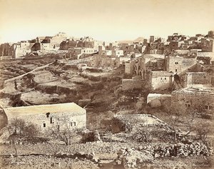 Panoramablick auf Bethlehem, Israel