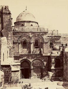 Grabeskirche - Jerusalem von Félix Bonfils