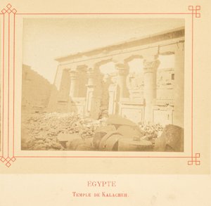 Tempel von Kalacheh von Félix Bonfils