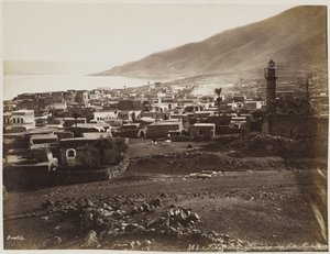 Tiberias, Panorama von Palästina von Félix Bonfils