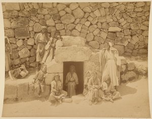 Grab von Lazarus in Bethanien von Félix Bonfils