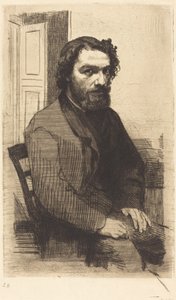 Alphonse Legros von Felix Bracquemond