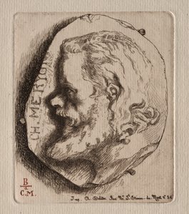 Charles Meryon, 1854 von Felix Bracquemond