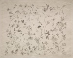 Blumendesigns für Teller und Ränder Nr. 14, 1872 von Felix Bracquemond